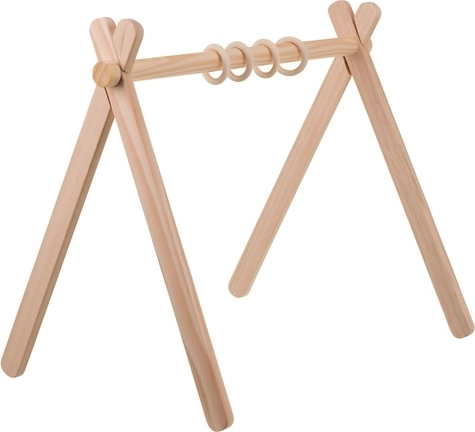 Koka statīvs baby gym zīdaiņiem Kruzzel 0+ 64 × 43 × 52 cm