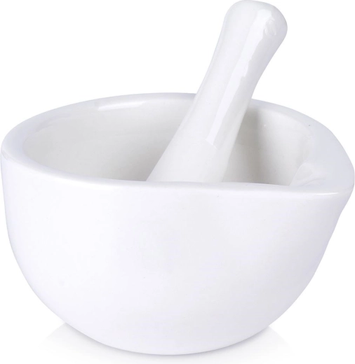 Porcelāna javs ar stampu, balts