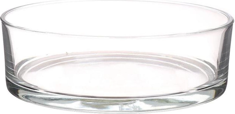 Stikla bļoda Denta 25 × 8 cm, caurspīdīga