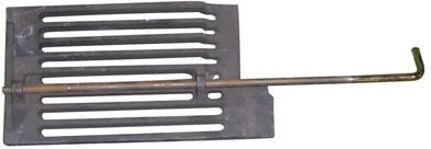 Cast iron rotating grate with rod for FIKO 3U80 stove