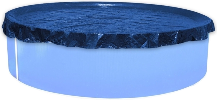 Cover tarp for round pool 3.66 m – blue