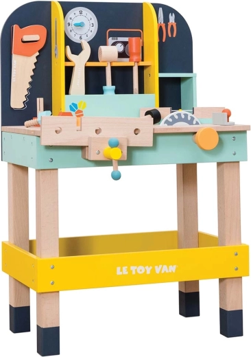 Koka bērnu darba galds ar instrumentiem Alex Le Toy Van