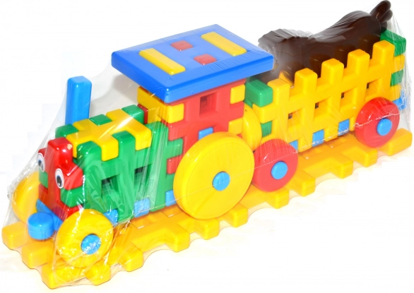 Plastmasas konstruktors – traktors