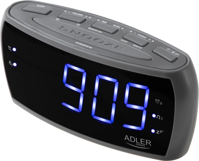 Reliable start to the day: dual alarm and SNOOZE