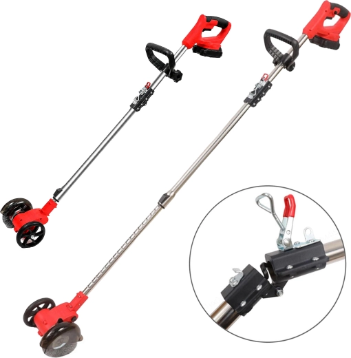 Ergonomic long handle for working while standing