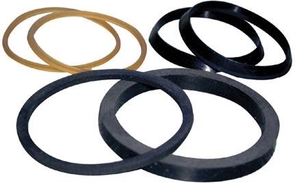 Gaskets for sink trap – old type, rubber (set of 4 pcs)