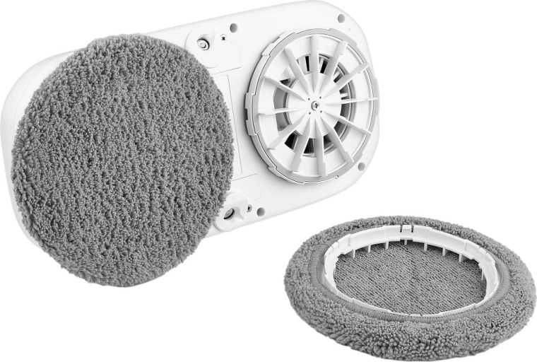 Rotating microfiber cleaning