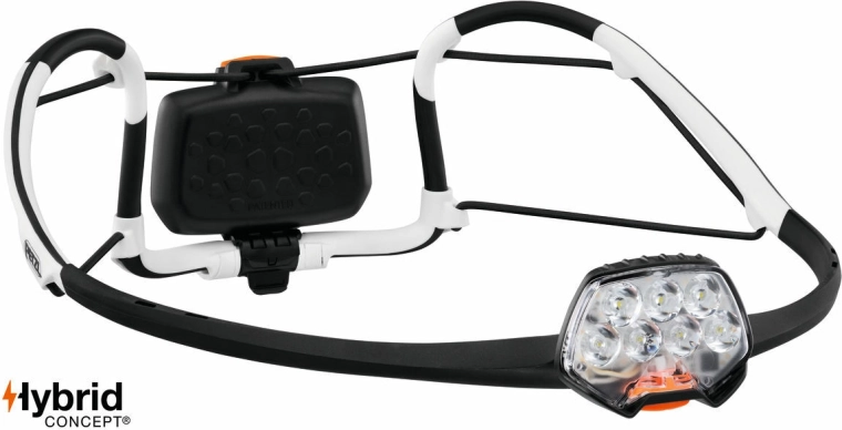 Petzl IKO headlamp with AIRFIT strap, black