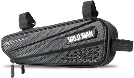 Wild Man waterproof bike frame bag 1.2 L, black