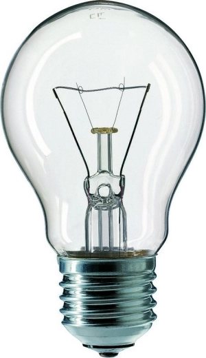 Spuldze E27 40 W 240 V caurspīdīga TES-LAMP