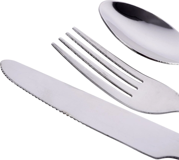 Durable stainless steel with a shiny finish