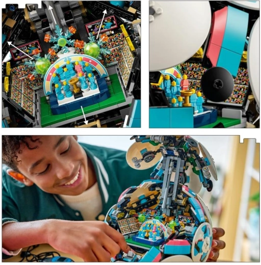 Slēpts miniatūrs stadions ar svinībām