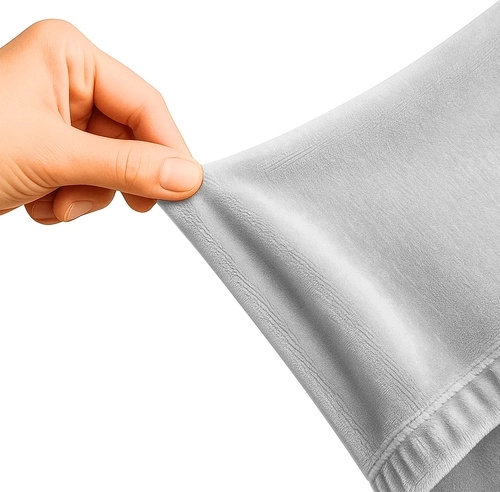 Thicker velour fabric that hides imperfections