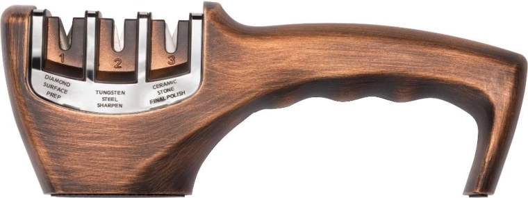 Three-stage sharpening for complete blade care