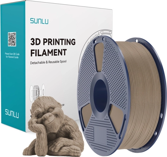 Sunlu Wood pavediens 3D drukai (koka efekts)