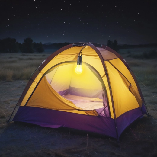 Pleasant lighting for camping