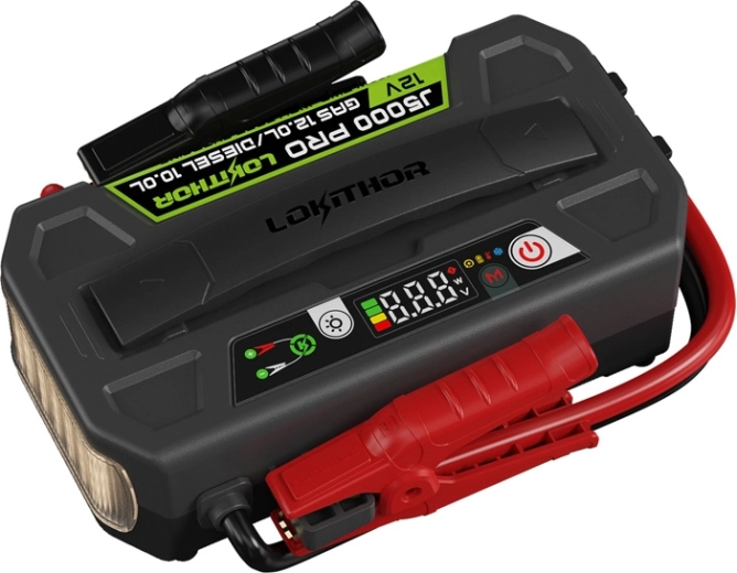 Lokithor J5000 Pro starta palīgierīce 5000 A (LiFePO4, 99,84 Wh)