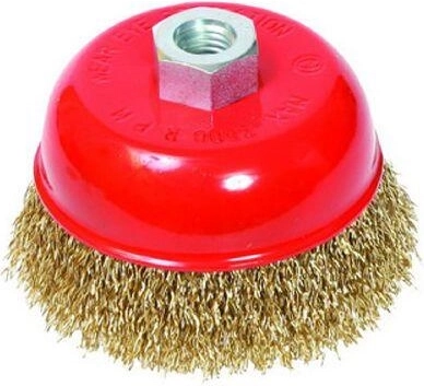 Kausveida birste 100 mm ar viļņotu stiepli 0,3 mm M14 Festa