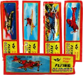 Lamps foam flying airplane with World War II motif 20 cm - 1 piece