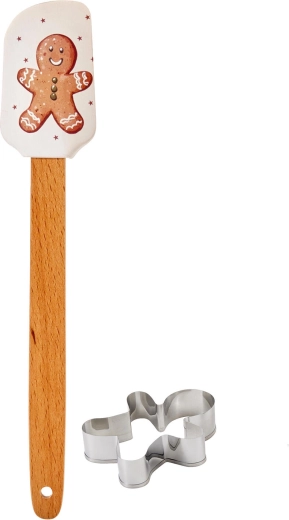 2-piece gingerbread baking set, mixed designs