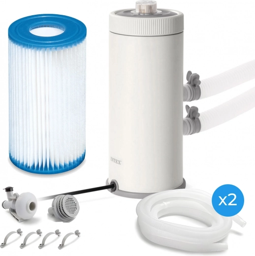 Baseina filtrācijas sūknis 2006 l/h ar kasetni un piederumiem INTEX