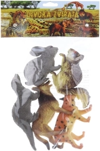 Meža dzīvnieki – plastmasas komplekts 10 cm, 5 gab.