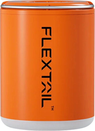 Flextail Tiny Pump 2X pārnēsājams elektriskais sūknis 3 vienā ar laternu, oranžs