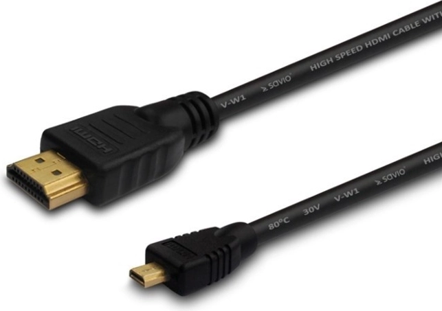 HDMI uz micro HDMI kabelis 1 m melns