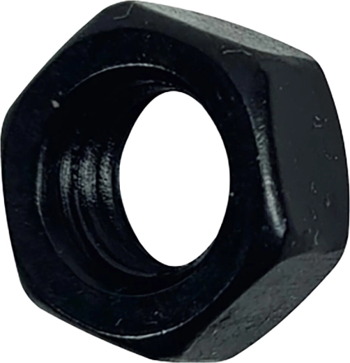 Hex nuts M4 black 30 pcs