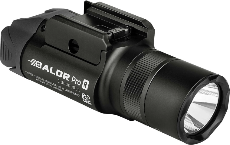 Tactical Flashlight with Laser OLIGHT Baldr Pro R – Black