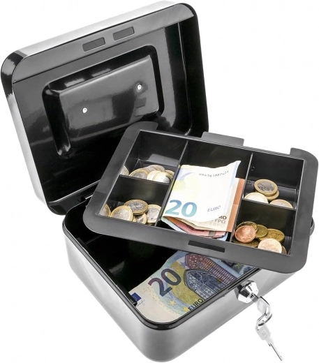 Pārskatāma monētu un banknošu organizēšana