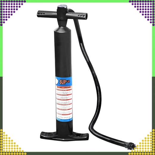 Rokas divvirzienu SUP pumpis ar manometru 25 PSI
