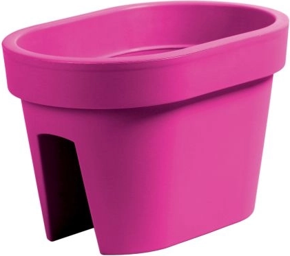 Puķu pods margām Lofly Railing 39,6 cm – fuksija