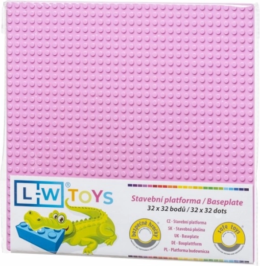 Base building plate 32×32 pink