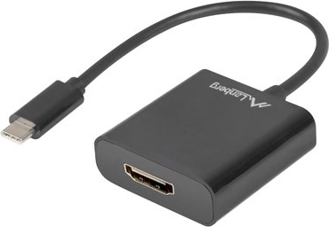 USB‑C to HDMI Adapter, 15 cm, Black