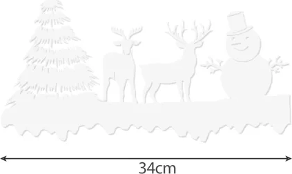 Dekorācijas izmērs 34 cm