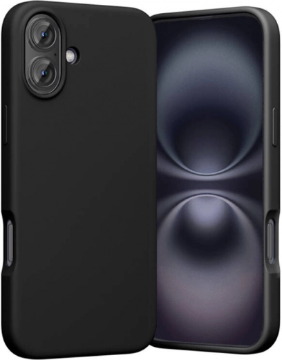 Vention Silicone Case for iPhone 16 Plus with MagSafe, Black