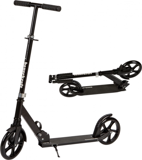 Saliekams pilsētas skrejritenis bērniem un pusaudžiem, regulējams augstums 95–105 cm, riteņi 200 mm