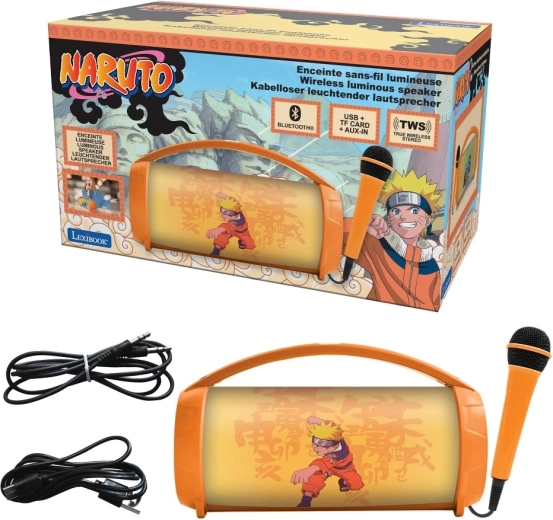 Bluetooth skaļrunis ar mikrofonu un gaismas efektiem NARUTO Lexibook
