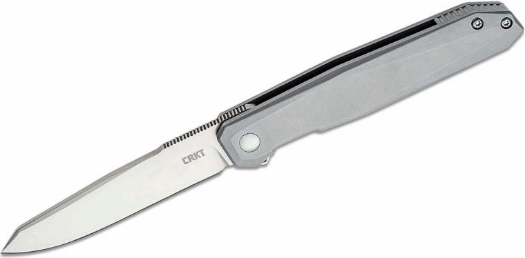 CRKT Facet sudrabains kabatas nazis 8,6 cm, pilnmetāla