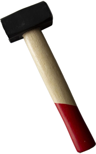 Stone mallet 1500 g made of steel and wood