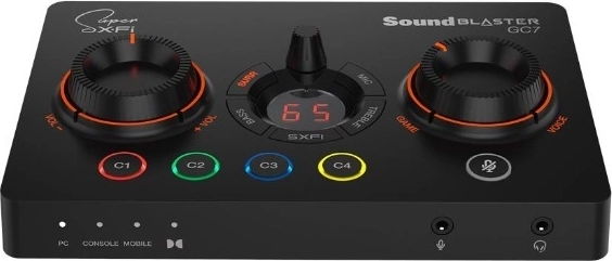 External Sound Card CREATIVE Sound Blaster GC7 for Streaming and Gaming