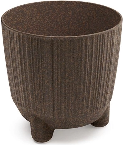 Puķupods Ryfo N Eco Wood kafijas krāsā 12,6 cm