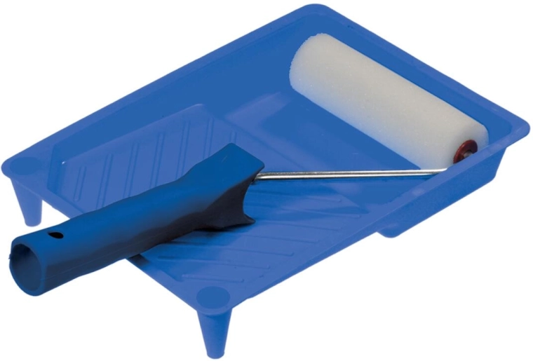 Krāsošanas komplekts ar vannīti un rullīti 10 cm