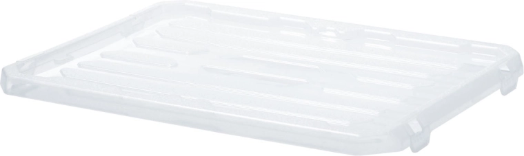 Plastic lid for storage box Cargobox 300 × 200 × 20 mm, transparent