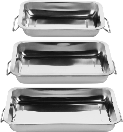 Trīs praktiski izmēri jebkurai cepšanai