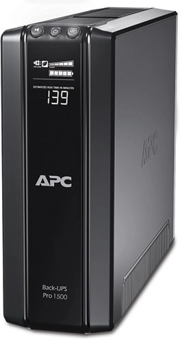 Rezerves barošanas avots APC Back‑UPS Pro 1500 VA ar LCD, 230 V