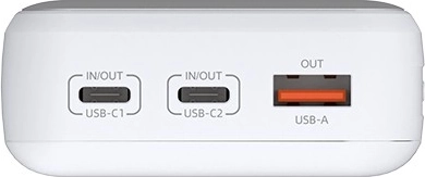 Ātra USB‑C uzlāde līdz 65 W ar PD 3.0/QC 3.0
