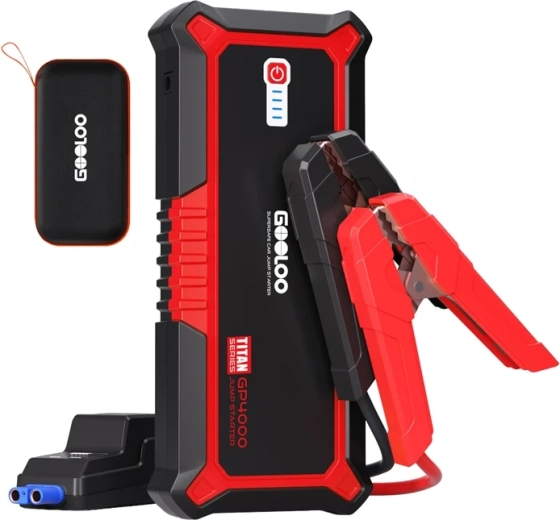 Gooloo GP4000 pārnēsājams startera barošanas avots 74 Wh