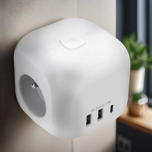 USB-C + 2× USB-A ikdienas uzlādei